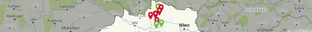 Kartenansicht für Apotheken-Notdienste in der Nähe von Zwettl (Niederösterreich)